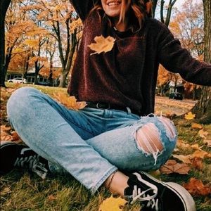 Faded Ripped Skinny Jeans